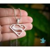Кулон "Superman". Нержавеющая сталь 